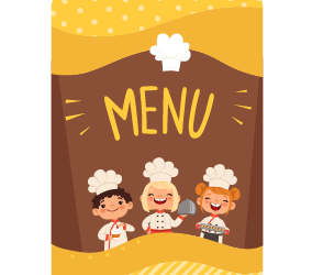 Menus de la cantine