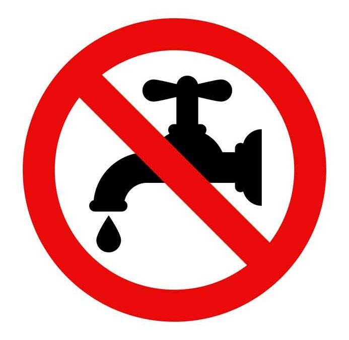 Coupure d’eau